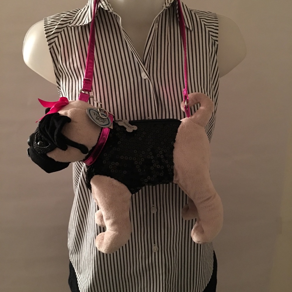 5/$15 Plush Bulldog Puppy Purse - Picture 2 of 8